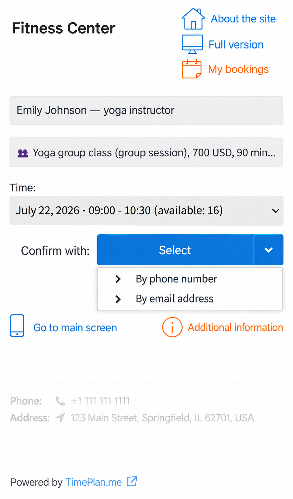 Verification methods on mobile