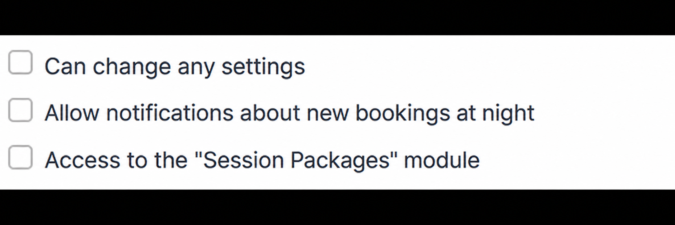 An operator's permission to manage packages