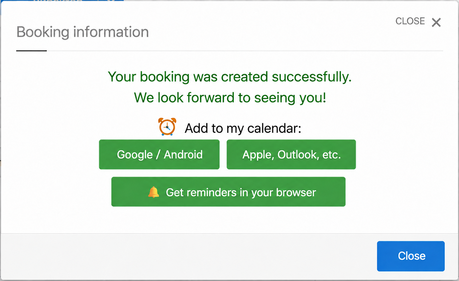 Offer to enable push after booking